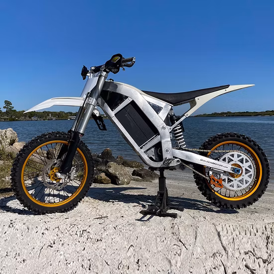 High Power Sine Wave control 10KW 72V 90AH 120kmh 100KM range 120KG Brushless and Gear less electric motorcycle with Lithium Battery
