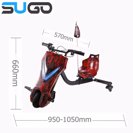 China Mini Cheap 3 Wheel Drift Electric Scooter for Kids and Adults Drift Scooter