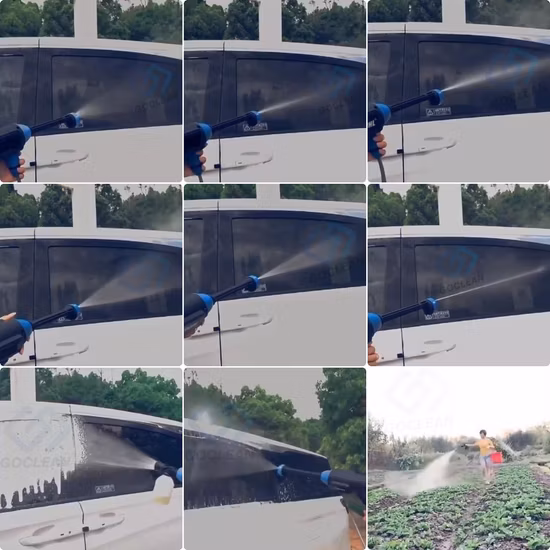 Car Washing Cleaner Car Wash Equipment High Pressure Lithium Battery Powered Water Spray Foam Gun Car Cleaner Water Gun